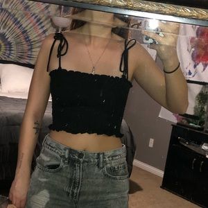 Black tube top/ tank top